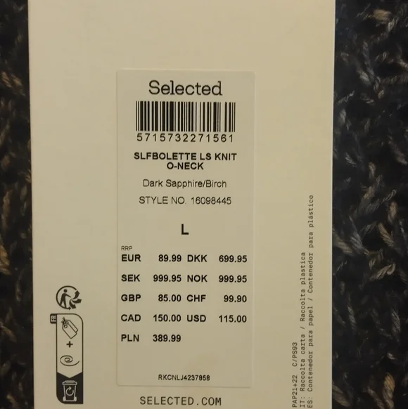 Selected Knit O-neck - Picture 4 of 5